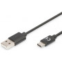 Câble USB 2.0, USB-C / USB-A - 3,0 m- DIGITUS