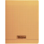 Cahier 17x22cm - Calligraphe 8000 POLYPRO - 96pgrands carreaux SéyèsJAUNE