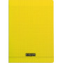 Cahier 21x29,7cm A4 - Calligraphe 8000 POLYPRO - 96pgrands carreaux SéyèsJAUNE