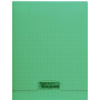 Cahier 24x32cm - Calligraphe 8000 POLYPRO - 96pgrands carreaux SéyèsVERT