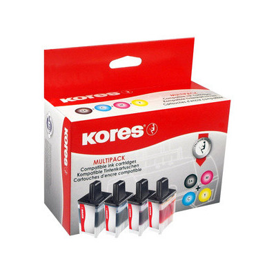 Pack cartouches KORES compatible BROTHER LC-127/125XL