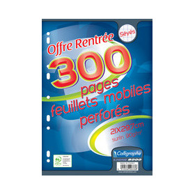 Promo Feuilles simples ou copies doubles perforées chez Lidl