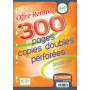 300x Copies doubles 21x29,7cm A4 - Calligraphe- grands carreaux Séyès