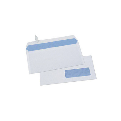 500x Enveloppes bande adhésive GPV - 114x162mm (C6) - BLANC