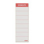 10x Etiquettes classeur dos 75mm ESSELTE - 60x190mm - BLANC