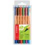 Lot 4x Stylos feutre coloriage - STABILO GREENpoint - 0,8mm- (COULEURS ASSORTIES)