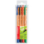 Lot 4x Stylos feutre coloriage - STABILO GREENpoint - 0,8mm- (COULEURS ASSORTIES)