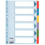 12 positionsx Intercalaire A4ESSELTE - 22,5x29,7cm - MULTICOLORE