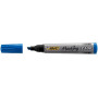 Marqueur permanent - BIC 2300 Ecolutions - 3,7-5,5mm pointe biseautée - BLEU