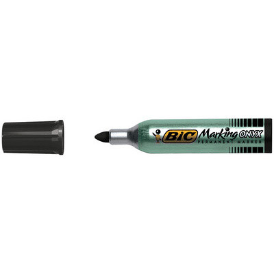 Marqueur permanent - BIC Onyx 1482 - 1,5mm pointe ogive - NOIR