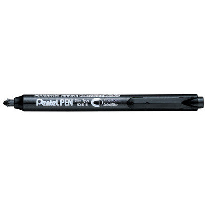 Marqueur permanent - PENTEL NXS15 - 1mm pointe ogive - NOIR