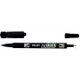 Marqueur permanent - PILOT Twin Marker - 0,4-0,8mm- NOIR