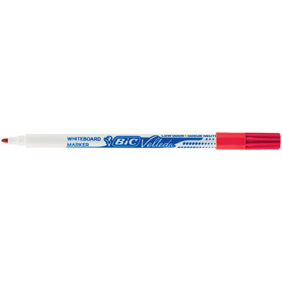 Feutre tableau blanc - BIC Velleda 1721 - 1,5mm pointe ogive - ROUGE