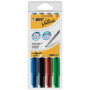 Lot 4x Feutres tableau blanc - BIC Velleda 1741 - 1,4mm pointe ogive - COULEURS ASSORTIES