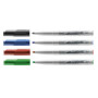 Lot 4x Feutres tableau blanc - BIC Velleda 1741 - 1,4mm pointe ogive - COULEURS ASSORTIES