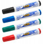 Lot 4x Feutres tableau blanc - BIC Velleda 1701 - 1,5mm- COULEURS ASSORTIES