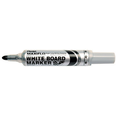 Feutre tableau blanc - PENTEL MAXIFLO MWL5M - 2,5mm pointe ogive - NOIR