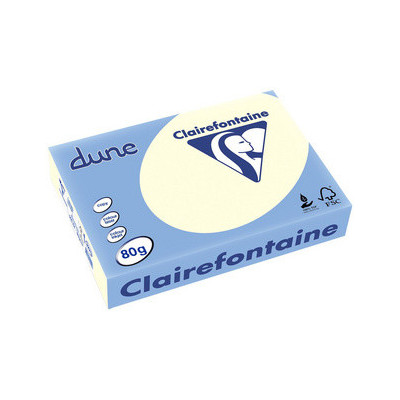 Papier CLAIREFONTAINE A4 - 160g - BLANC - 250 feuilles - 21x29,7cm