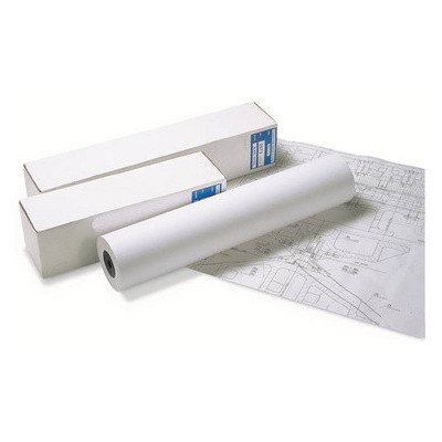 Rouleau papier traceur - CLAIREFONTAINE - 841mmx175m - laser