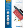 100x Pochettes plastification A5 FELLOWES - 2x80microns - Brillant