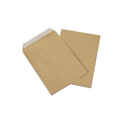 500x Enveloppes bande adhésive 162xx229mm - GPV (C5) - Kraft Marron