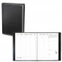 QUOVADIS - Agenda PRESIDENT S à spirale - Club noir ebene  - 21x27cm - 1 semaine sur 2 pages + répertoire