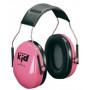 Casque anti-bruit enfant 3M - H510- Rose fluo