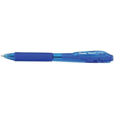 Stylo bille rétractable - PENTEL WOW BK440 - 1mm- BLEU