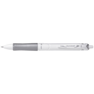 Stylo bille rétractable - PILOT ACROBALL PURE WHITE - 0,28mm- NOIR