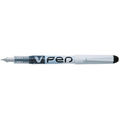 Stylo plume - PILOT V-Pen effaçable - 0,5mm- NOIR