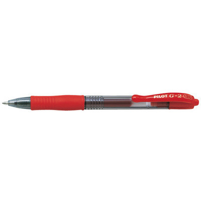 Stylo bille - PILOT G2-10 - 0,38mm- encre gel - ROUGE