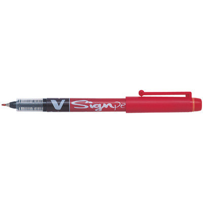 Stylo feutre - PILOT V Sign Pen - 0,6mm- ROUGE