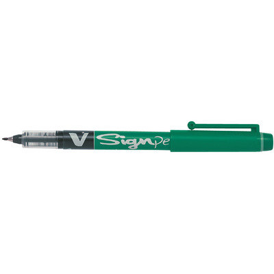 Stylo feutre - PILOT V Sign Pen - 0,6mm- VERT