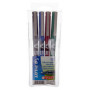 4x Stylos roller - PILOT V5 - 0,3mm - COULEURS ASSORTIES