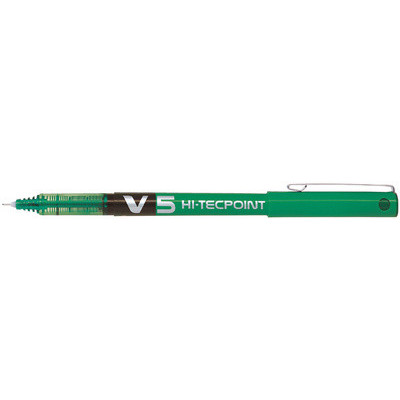 Stylo roller - PILOT V5 - 0,3mm- VERT