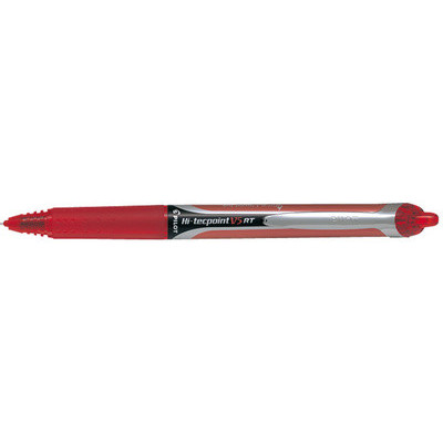 Stylo roller - PILOT V5 RT - 0,25mm- ROUGE