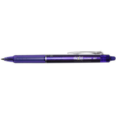 Stylo roller - PILOT FRIXION BALL CLICKER 07 - 0,35mm- VIOLET