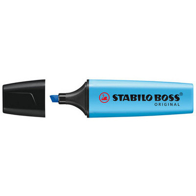 Surligneur - STABILO BOSS ORIGINAL - 2-5mm- BLEU