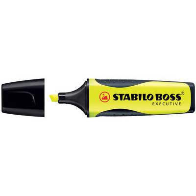 Surligneur - STABILO BOSS EXECUTIVE - 2-5mm- JAUNE