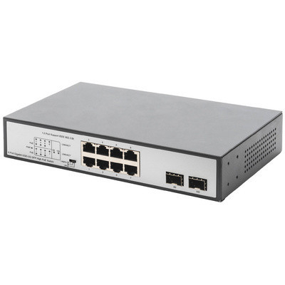 Switch 19\" 8x ports PoE DIGITUS Gigabit 10/100/1000Base TX