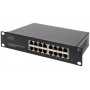 Switch 10\" 16x ports DIGITUS Gigabit 10/100/1000Base TX