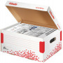 Conteneur archives ESSELTE SPEEDBOX - 433x263x364mm - ROUGE/BLANC