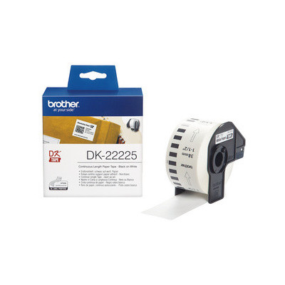 Rouleau BROTHER DK-22205 - Etiquettes en continu papier - 62mm x30 -48m