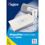 1400x Etiquettes AGIPA multi-usages- 105x42mm - A5 - BLANC