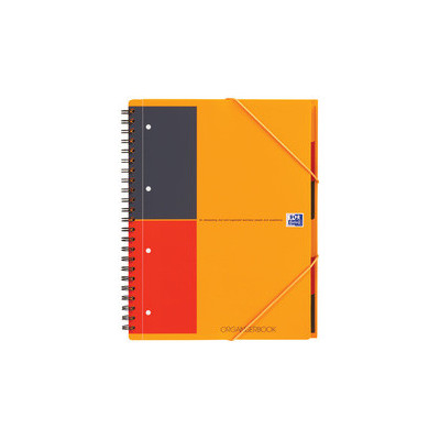 Cahier 24x32cm A4+ - OXFORD Organiserbook - 160ppetits carreaux 5x5mm