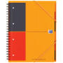 Cahier 24x32cm A4+ - OXFORD Organiserbook - 160ppetits carreaux 5x5mm