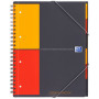 Cahier 24x32cm A4+ - OXFORD Organiserbook - 160ppetits carreaux 5x5mm