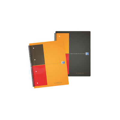 Cahier spirale 17,5x22cm A5+ - OXFORD Activebook - 160ppetits carreaux 5x5mm