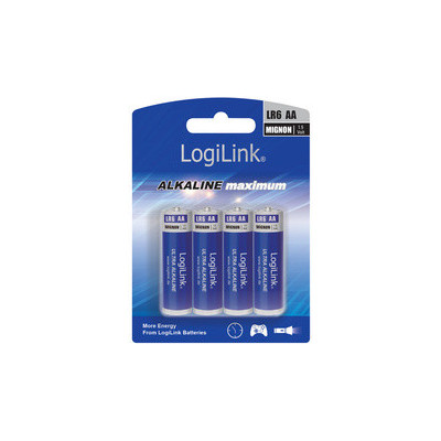 8x piles LogiLink alcaline Ultra Power - Mignon (AA/LR6)- 1,5v
