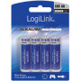 8x piles LogiLink alcaline Ultra Power - Mignon (AA/LR6)- 1,5v